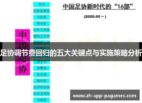 足协调节费回归的五大关键点与实施策略分析